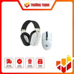 Bộ Chuột - Tai nghe (M&HS) Logitech Lightspeed Wireless Combo Gaming Đen-Trắng