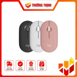 Chuột Logitech Pebble M350S không dây Bluetooth/ Usb Wireless