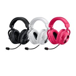 HEADSET LOGITECH PRO X 2 LIGHTSPEED WIRELESS/BLUETOOTH RGB GAMING (BLACK/WHITE/MAGENTA)