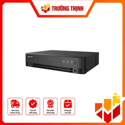 Đầu ghi DVR Hikvision IDS-7208HQHI-M2/XT chính hãng, dùng cho hệ thống camera Turbo HD/Analog, phù hợp nâng cấp và lưu trữ hình ảnh.
