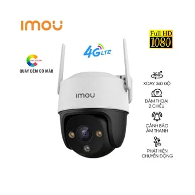 Camera Wifi PT 4G Full Color 2MP IMOU IPC-S21FTP kết nối 4G (CRUISER 4G)