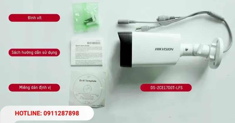 Thông số của camera Hikvision DS-2CE17D0T-LTS