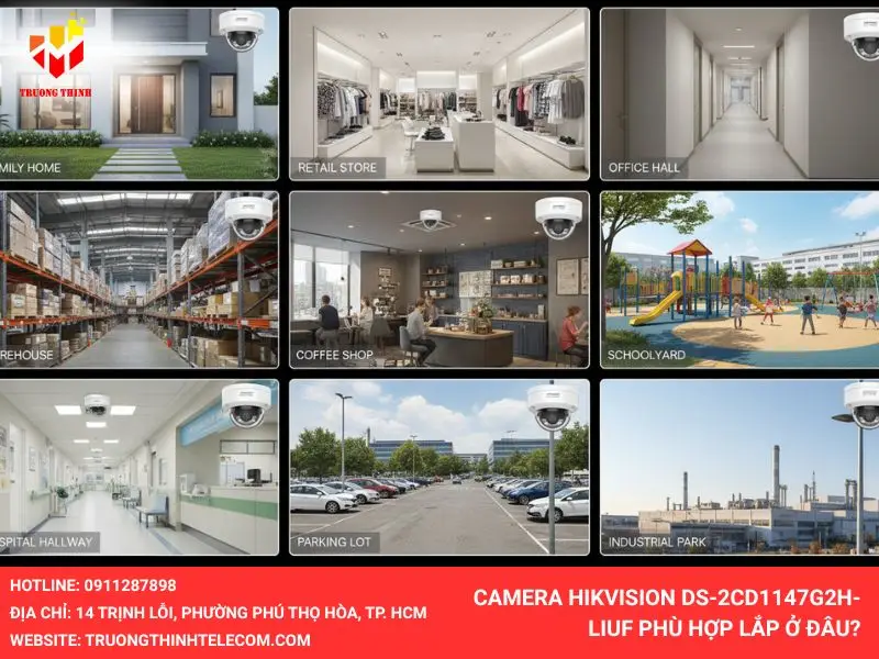 Camera bán cầu 4mp hikvision ds 2cd1147g2h lìuf lắp đặt ở đâu