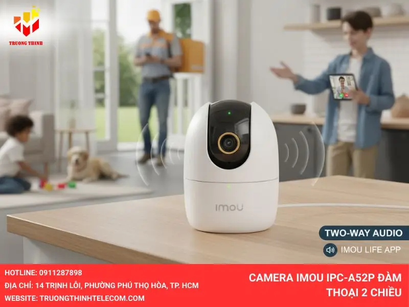 Camera IMOU IPC-A52P đàm thoại 2 chiều