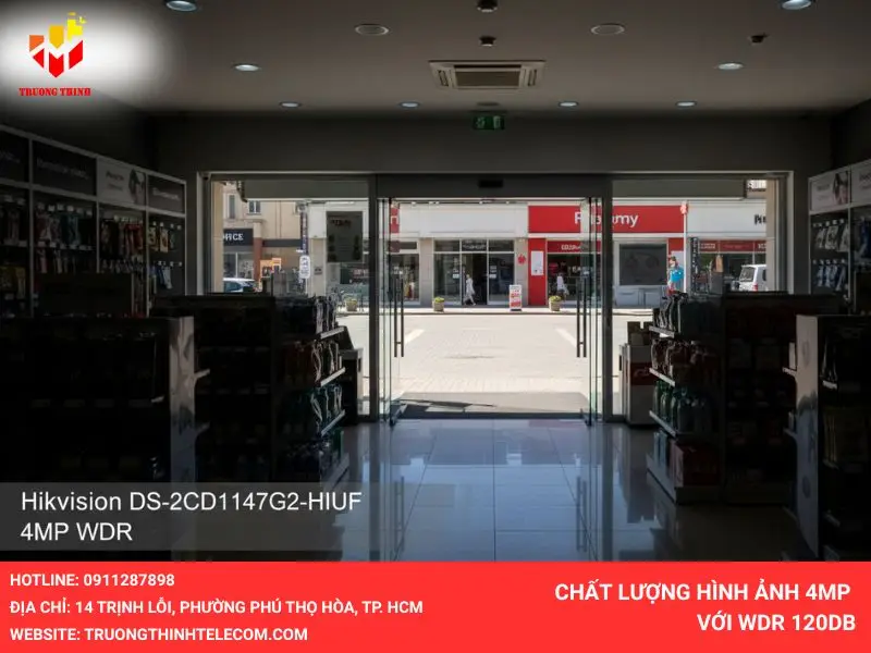 chất lượng hình ảnh 4mp với wdr 120db