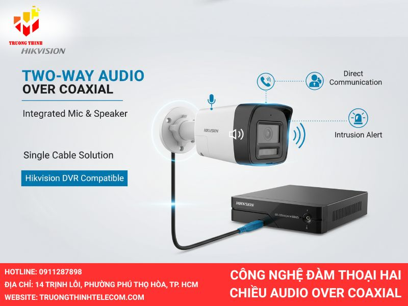 Công nghệ đàm thoại hai chiều Audio over Coaxial