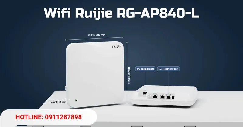 Thiết bị phát sóng wifi RUIJIE RG-AP840-I