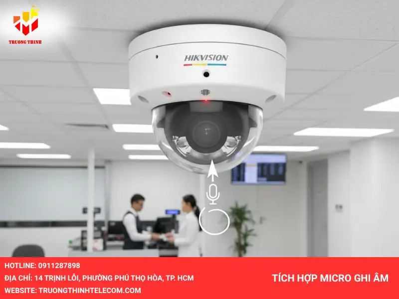 tích hợp micro ghi âm