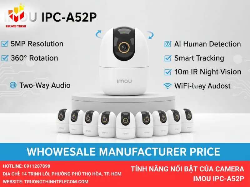 Tính năng nổi bật của camera IMOU IPC-A52P