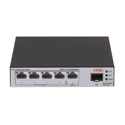 Switch PoE H3C LS-1600V2-6P-HPWR-GL