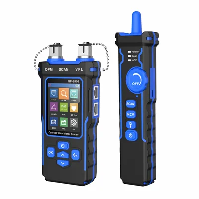 NF-8508 Máy đo công suất quang và soi sợi quang, test dây mạng, dò dây cáp mạng, đo khoảng cách dây mạng, PoE