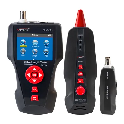 NF-8601 Bộ Test Dây, Đo Chiều Dài, Dò Dây Có Màn Hình LCD: cáp mạng, cáp thoại, cáp đồng trục