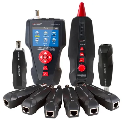 NF-8601W Bộ Test Dây, Đo Chiều Dài, Dò Dây Có Màn Hình LCD: cáp mạng, cáp thoại, cáp đồng trục