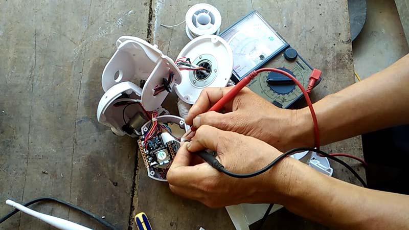 Kiểm tra các linh kiện camera Kbvision