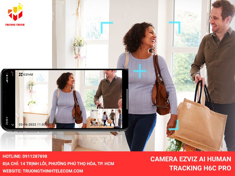 Camera EZVIZ AI human tracking H6c Pro