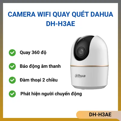 Camera Wifi quay quét trong nhà 3MP Dahua trong nhà 3.0MP DH-H3AE
