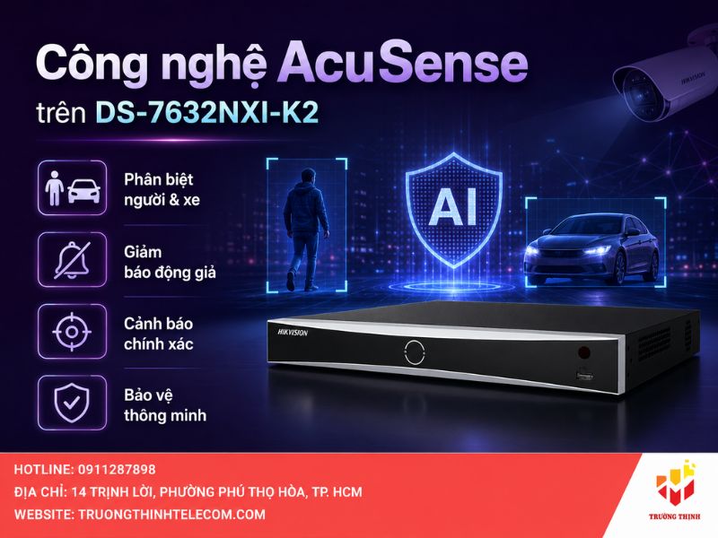 Công nghệ AcuSense trên DS-7632NXI-K2
