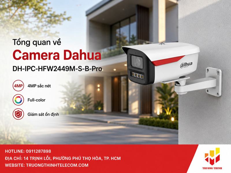 Tổng quan về Camera Dahua DH-IPC-HFW2449M-S-B-Pro