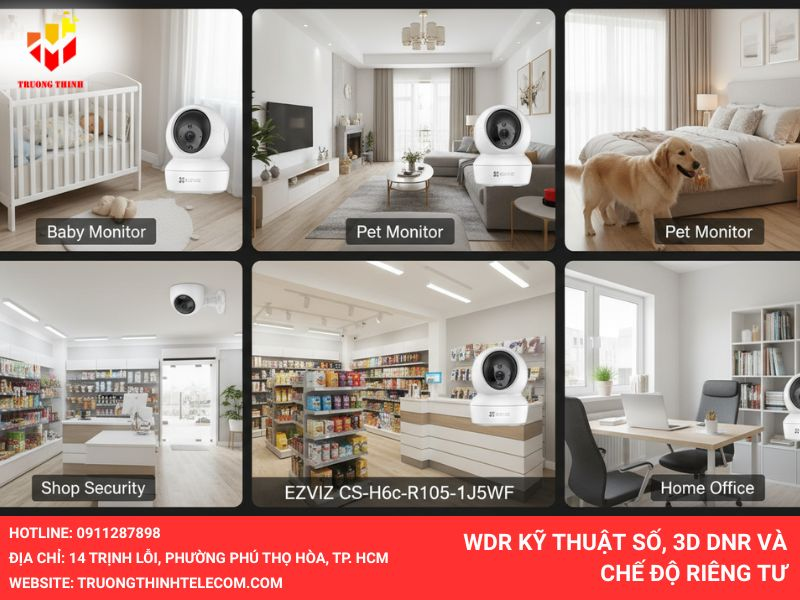 WDR kỹ thuật số, 3D DNR và chế độ riêng tư