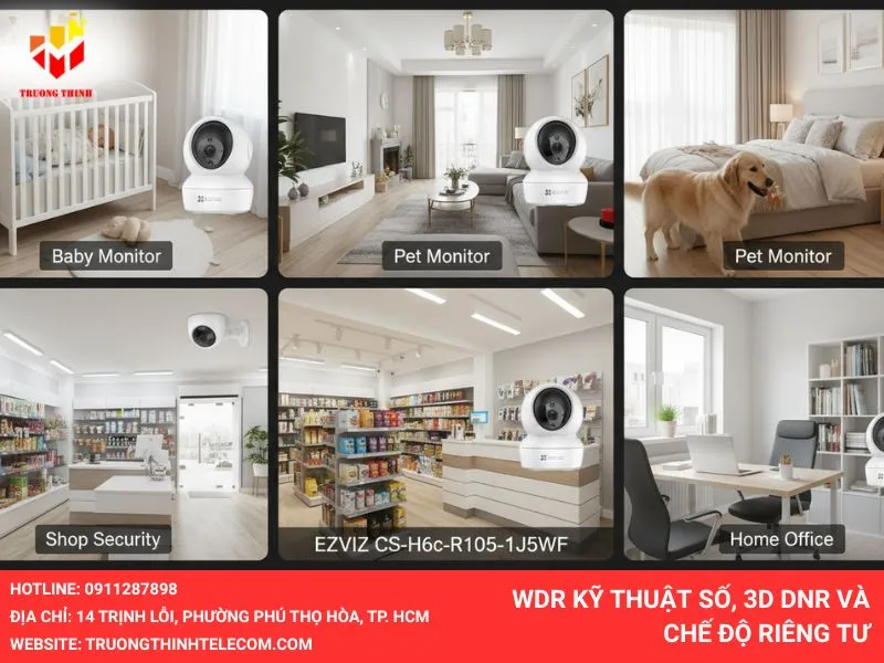 WDR kỹ thuật số, 3D DNR và chế độ riêng tư