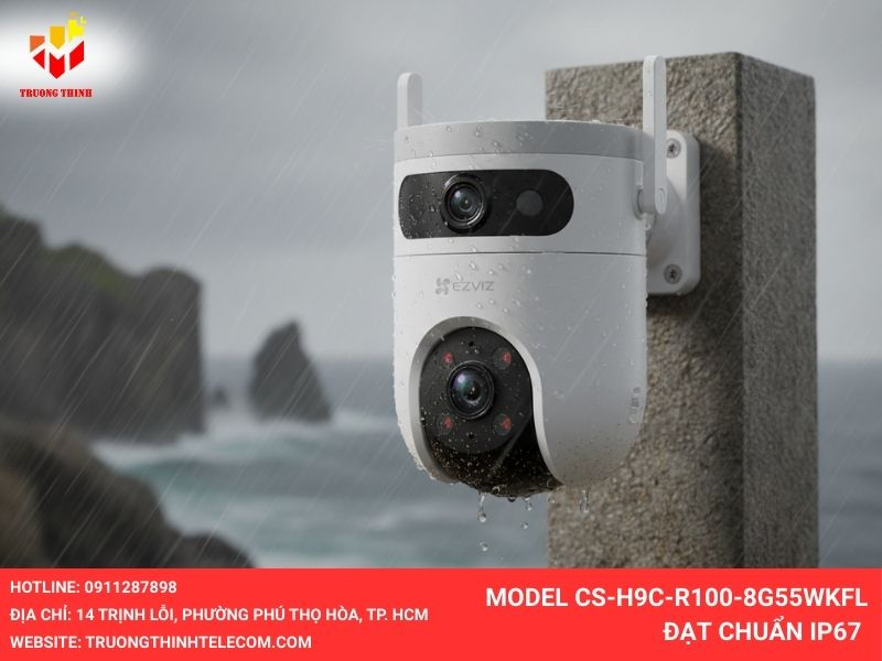 Model CS-H9C-R100-8G55WKFL đạt chuẩn IP67 