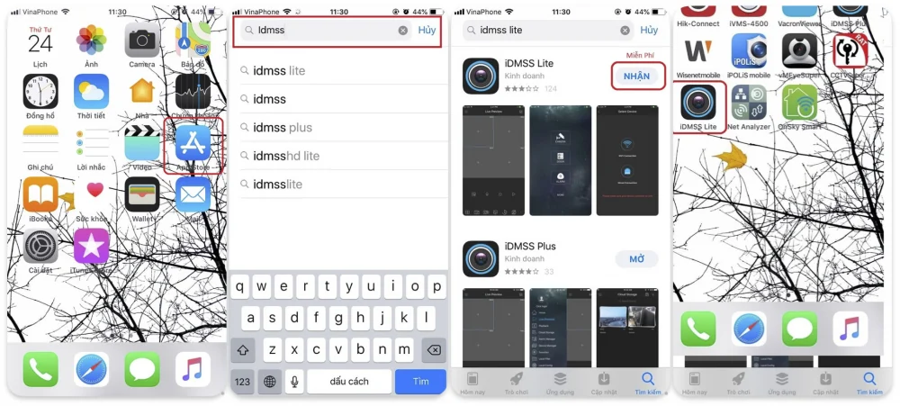 Hướng dẫn tải iDMSS Lite