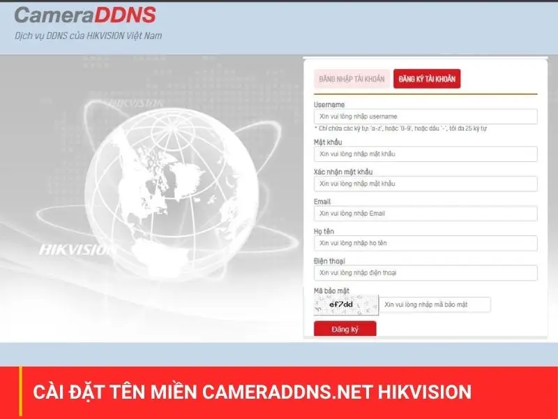 Cài đặt tên miền cameraddns.net Hikvision