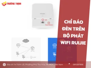 Chỉ báo đèn trên bộ phát Wifi Ruijie