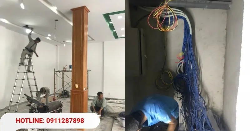 Thi công điện nhẹ