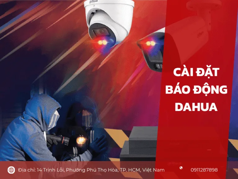 Cài đặt báo động Dahua