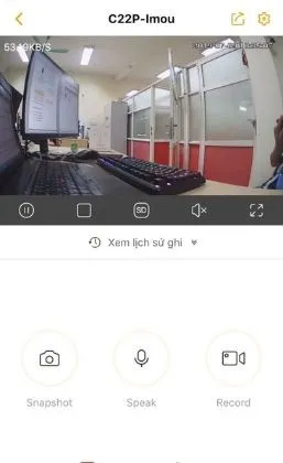 Đã có thể sử dụng camera