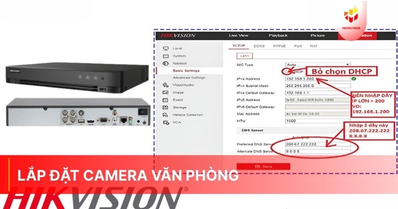 Hướng dẫn sử dụng đầu ghi hình Hikvision