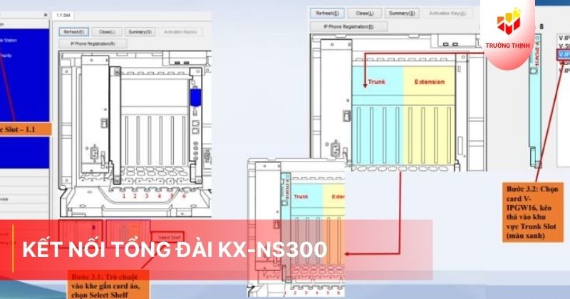 Kết nối tổng đài KX-NS300