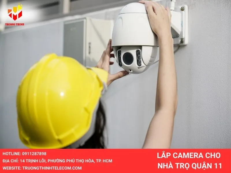 Lắp đặt camera cho nhà trọ quận 11