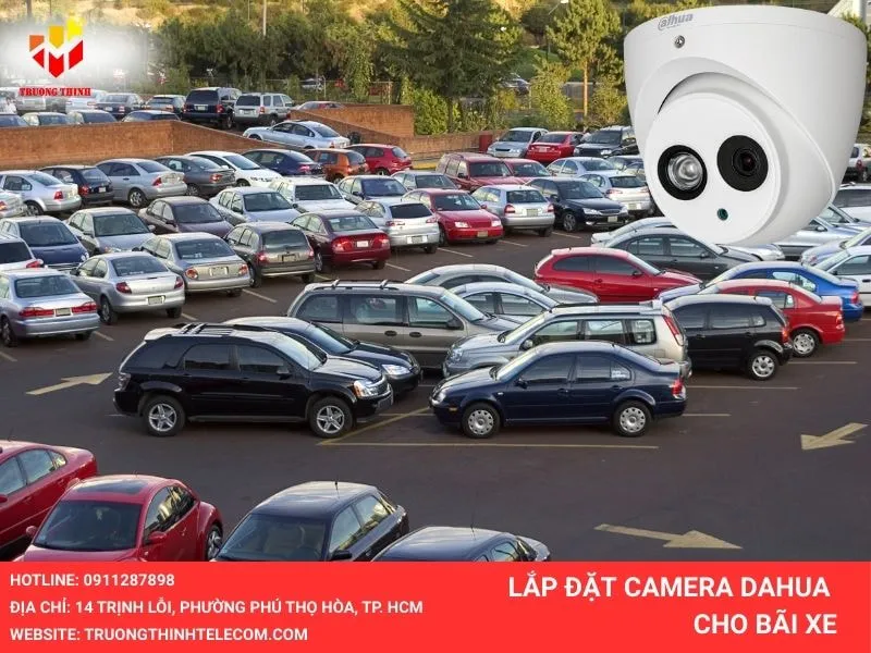 Lắp đặt camera Dahua cho bãi xe ở quận 8