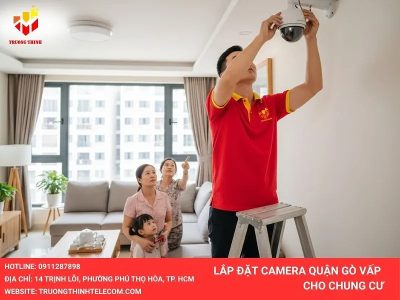 Lắp đặt camera gò vấp cho chung cư