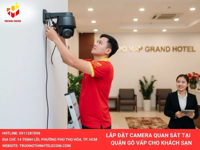 Lắp đặt camera gò vấp cho khách sạn