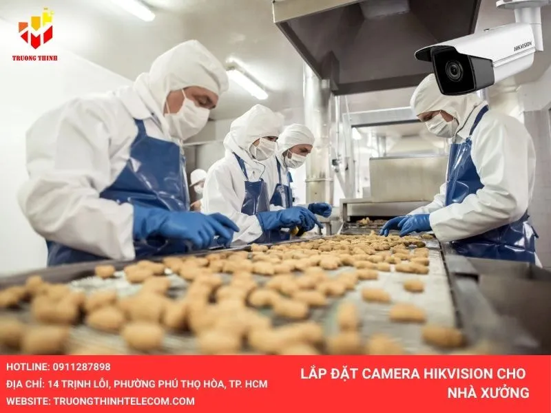 Lắp đặt camera Hikvision cho nhà xưởng