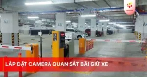 Lắp đặt camera quan sát bãi giữ xe