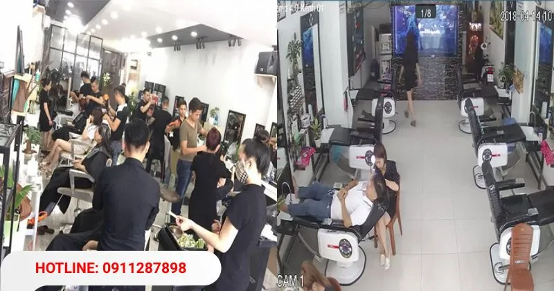 Quy trình lắp đặt camera quan sát cho salon chuyên nghiệp của Trường Thịnh