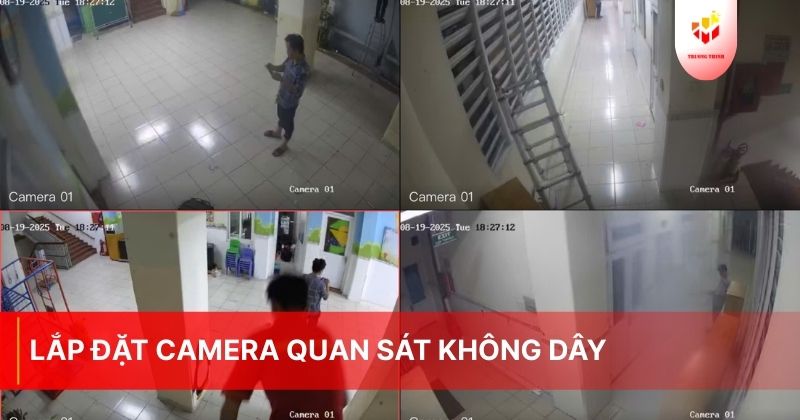 Lắp đặt camera quan sát không dây