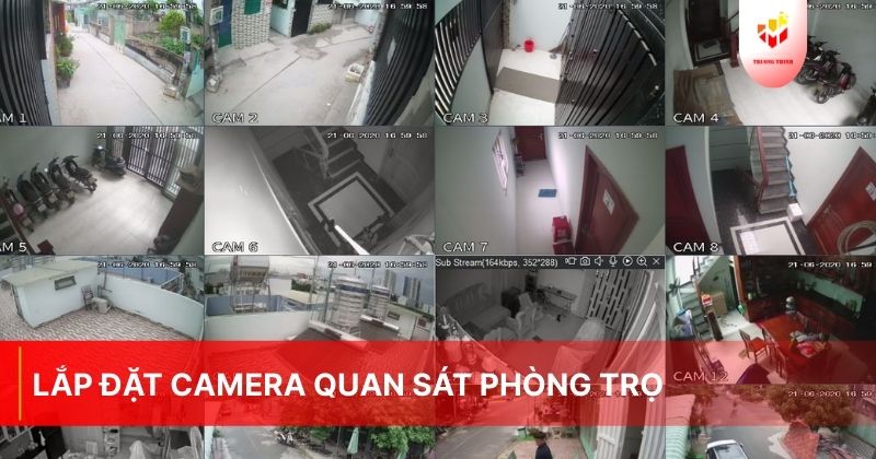 Lắp đặt camera quan sát phòng trọ