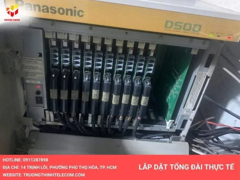 Lắp đặt tổng đài điện thoại thực tế