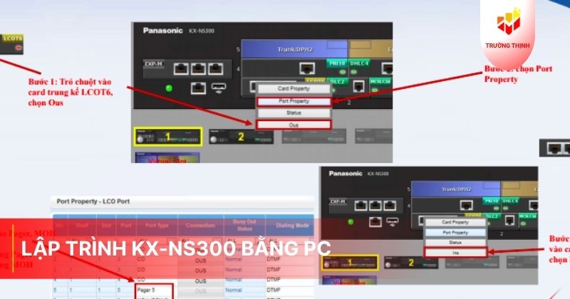 LẬP TRÌNH KX-NS300 BẰNG PC
