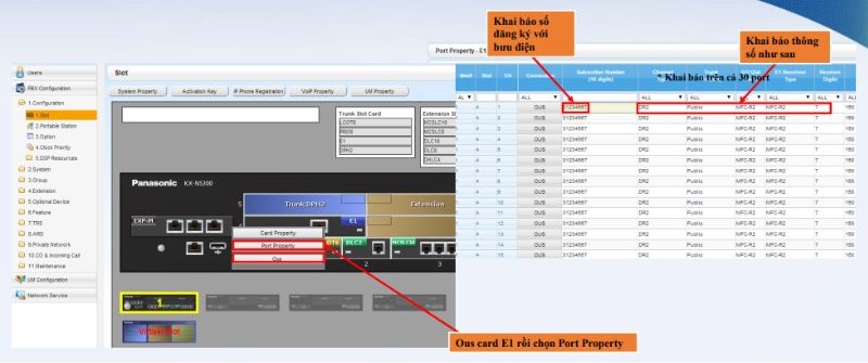 Khai báo số đăng kí với bưu điện