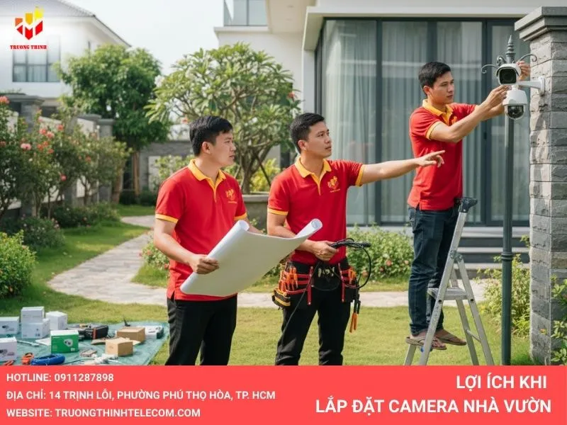 Lợi ích khi lắp đặt camera nhà vườn
