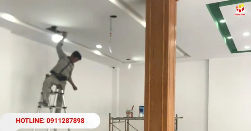 Quy trình lắp đặt hệ thống điện nhẹ của Trường Thịnh