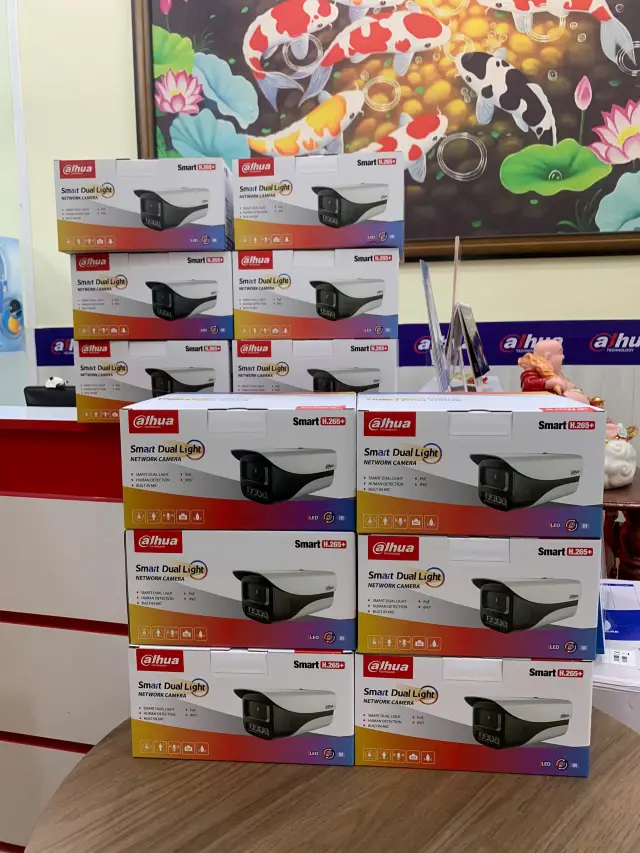 Camera IP Dahua có màu ban đêm