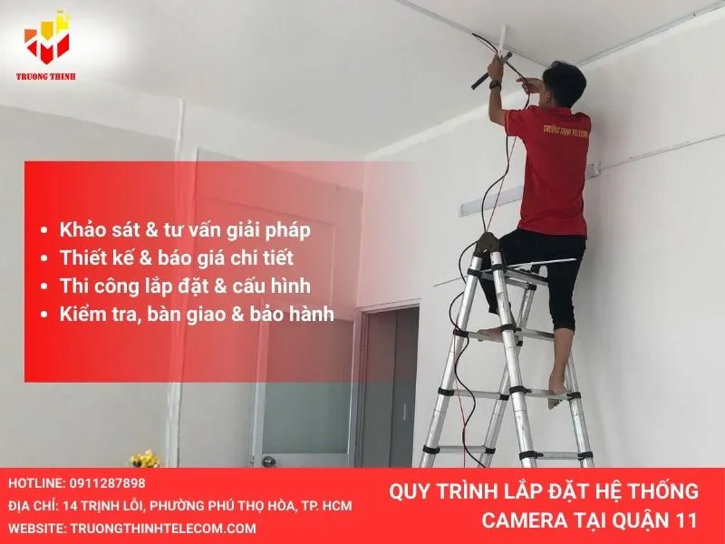 Quy trình lắp đặt camera tại quận 11