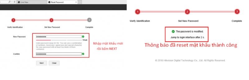 Tạo mật khẩu mới